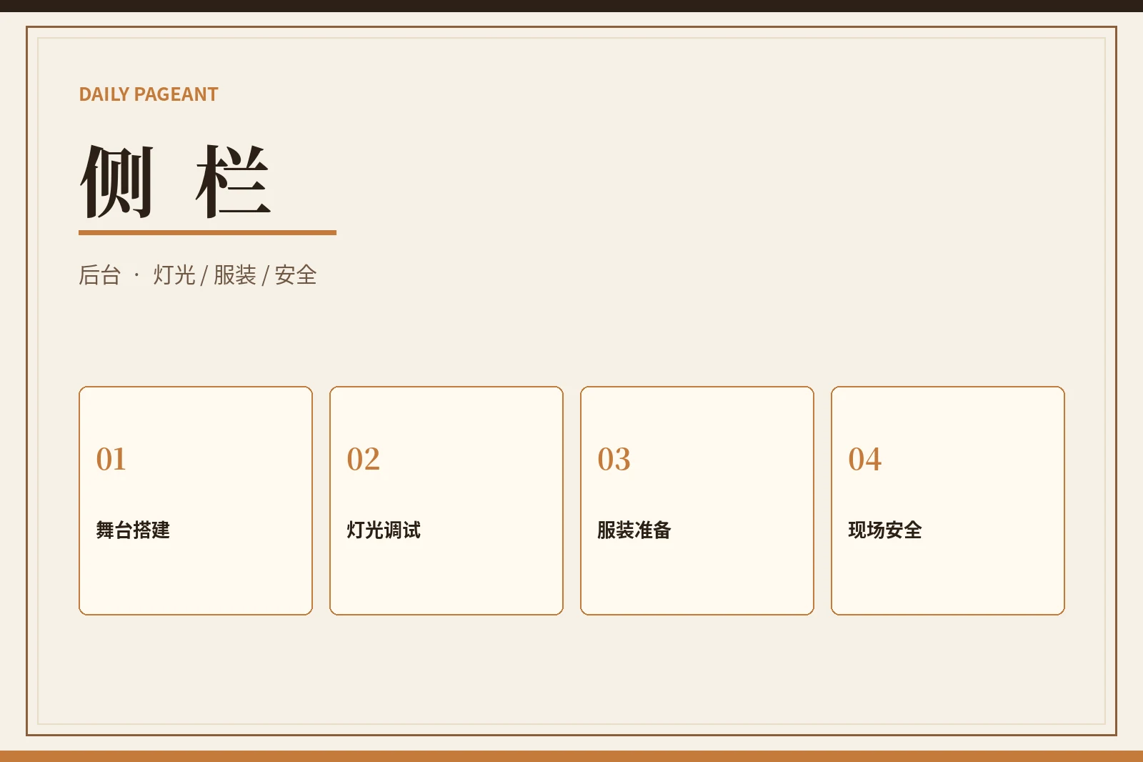 每日大赛后台现场